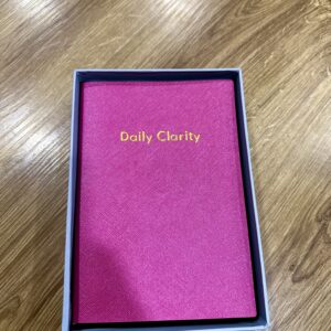 Daily Clarity Pink Coloured Notebook