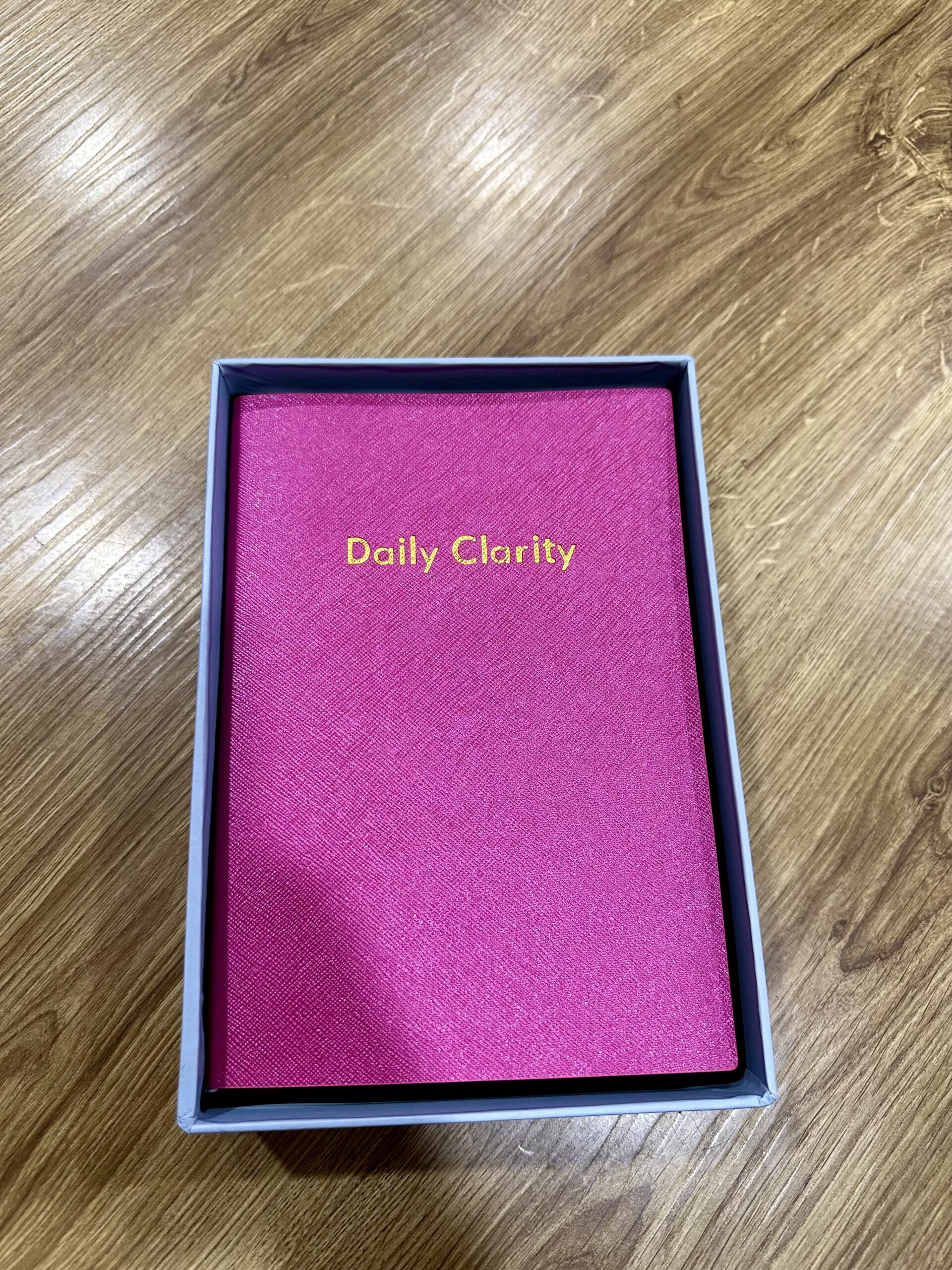 Daily Clarity Pink Coloured Notebook