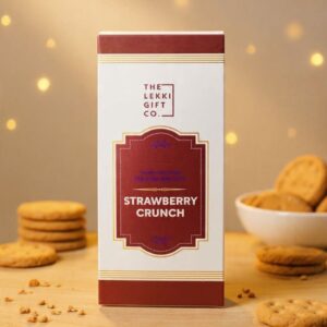 Traditional English Strawberry Crunch Biscuits