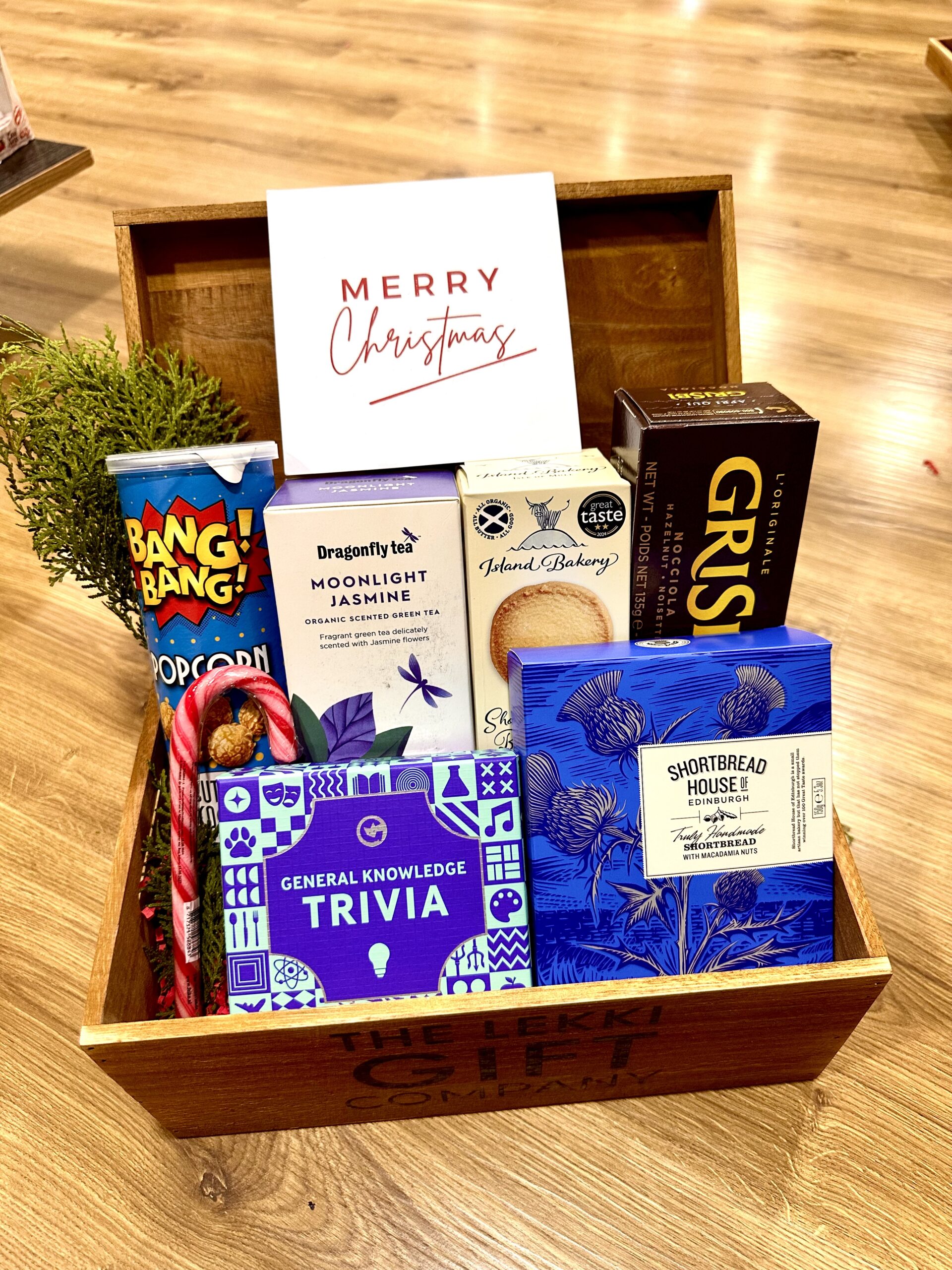Christmas Trivia Treats Box